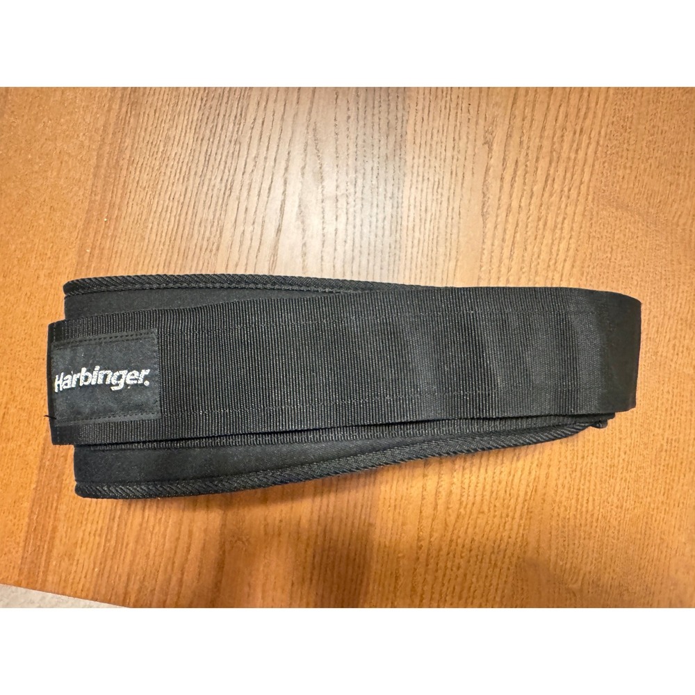 Harbinger 5 Inch Foam Core Weightlifting Belt Black‎ Size Large Gym Support